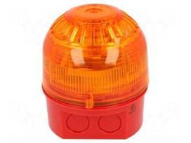 Signaller: lighting-sound | 110/230VAC | siren,blinking light | LED