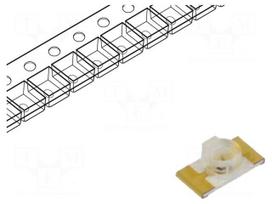 LED | green | SMD | 1206 | 55÷100mcd | 2.1÷2.5VDC | 3.2x1.6x1.1mm | 80°