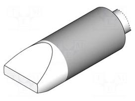 Tip | chisel | 6.6x1.8mm | thicker iron layer,longlife