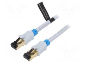 Patch cord | S/FTP | Cat 6 | RJ45 plug,both sides | OFC | 1.5m | PVC