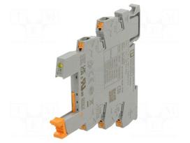 Socket | for DIN rail mounting | -40÷60°C | 6.2x80x94mm | 24VDC