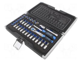 Wrench-set | 6-angles,socket spanner | 1/4" | 34pcs.