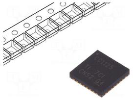 IC: RF transceiver | 2÷3.6VDC | SPI | SMD | VQFN32 | 256BRAM,4kBROM