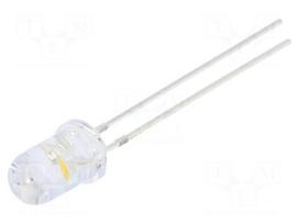 LED | green/white warm | 5mm | blinking | 5800÷7000mcd,7000÷8400mcd