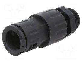 Straight terminal connector | Thread: metric,outside | IP68,IP69