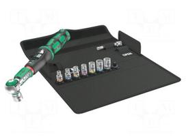 Wrench: torque | 244mm | 2÷12Nm | Holder: square | 1/4"
