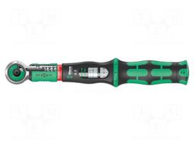 Wrench: torque | 244mm | 2÷12Nm | Holder: hexagonal | 1/4"