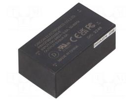 Converter: AC/DC | 20W | Uin: 90÷264VAC,120÷370VDC | Uout: 5VDC | 84%