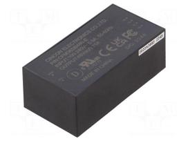 Converter: AC/DC | 36W | Uin: 90÷264VAC,120÷370VDC | Uout: 48VDC | 89%