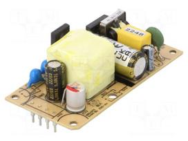 Converter: AC/DC | 36W | Uin: 90÷264VAC,120÷370VDC | Uout: 5VDC | 85%