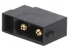 Connector: DC supply | socket | male | XT30 | 15A | 500V | PIN: 4 | straight