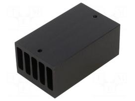 Heatsink: extruded | L: 76mm | W: 46mm | H: 33mm | 2.85K/W | aluminium