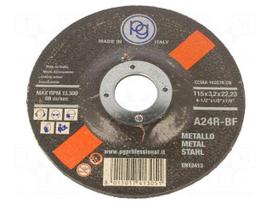 Cutting wheel | Ø: 115mm | Disc thick: 3.2mm | metal,steel | 22mm | bulk