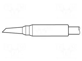 Tip | conical sloped | 0.6mm