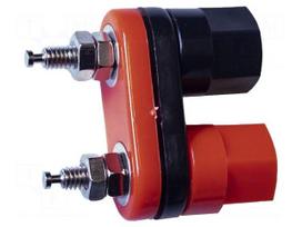 Laboratory connector: 4mm banana | stackable safety shunt | 15A