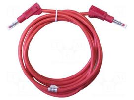 Test lead | 45A | banana plug 4mm,both sides | insulated | Len: 0.91m