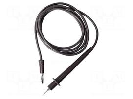 Test lead: single | 10A | probe tip,banana plug 4mm | Urated: 600V