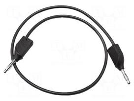 Test lead | 20A | banana plug 4mm,both sides | Urated: 3kV | Len: 1m