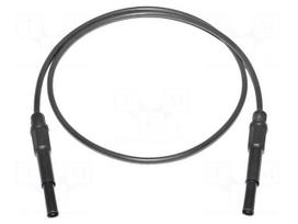Test lead: single | 20A | banana plug 4mm,both sides | Urated: 1kV