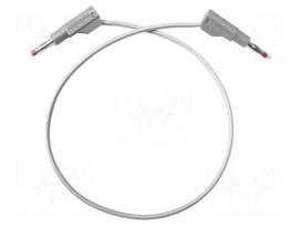 Test lead: single | 20A | banana plug 4mm,both sides | Urated: 1kV