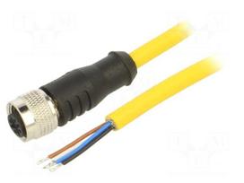 Cable: for sensors/automation | PIN: 4 | M12 female | straight | 10m