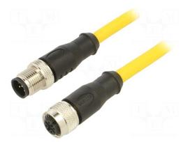 Cable: for sensors/automation | M12 | PIN: 5 | 10m | plug | 250VDC | 4A