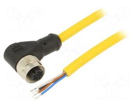Cable: for sensors/automation | PIN: 4 | M12 female | angled | 10m