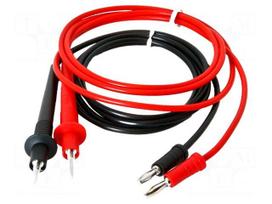 Test lead: kit | probe tip,banana plug 4mm | Urated: 600V | Inom: 10A