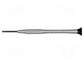 Screwdriver: precision | slot | 1.5x0.23mm | Blade length: 16mm