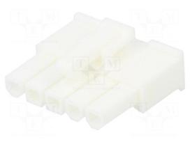 Connector: wire-wire/PCB | plug | female | PIN: 5 | Mini-Fit Jr | 600V