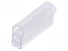 Markers | 2.5÷5mm | PVC | transparent | -30÷60°C | PT+10 | UL94V-0 | W: 5mm