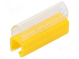 Markers | Marking: empty | 3÷4mm | PVC | yellow | -30÷60°C | push-in