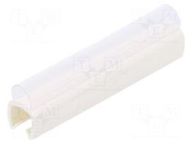 Markers | Marking: empty | 4÷5mm | PVC | white | -30÷60°C | push-in