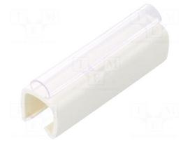 Markers | Marking: empty | 6÷7.2mm | PVC | white | -30÷60°C | push-in
