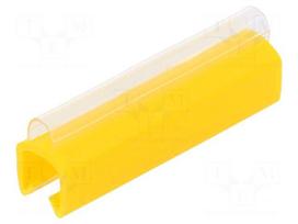 Markers | Marking: empty | 5÷6.2mm | PVC | yellow | -30÷60°C | push-in