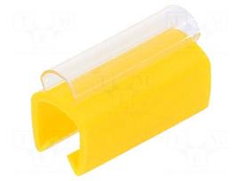 Markers | Marking: empty | 5÷6.2mm | PVC | yellow | -30÷60°C | push-in