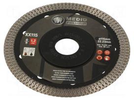 Cutting wheel | Ø: 115mm | Disc thick: 1.2mm | Holder: assembly hole
