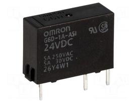 Relay: electromagnetic | Ucoil: 24VDC | SPST-NO | Icontacts max: 5A