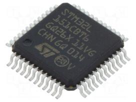IC: STM32 ARM microcontroller | 32MHz | LQFP48 | 1.8÷3.6VDC | STM32L1