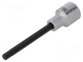 Socket: hex key-bit | HEX 6mm | 1/2" | Socket bit length: 100mm
