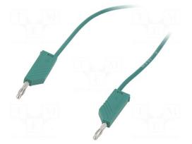 Test lead | 60VDC | 30VAC | 16A | with 4mm axial socket | Len: 2m | green