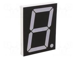Display: LED | 7-segment | 75.6mm | 3" | No.char: 1 | red | 26mcd | anode