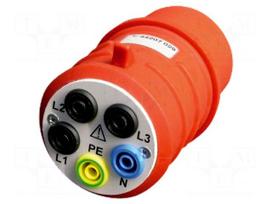 Three-phase adapter | 32A | CEE plug x5,4mm socket