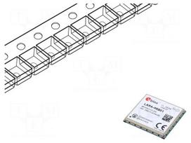 Module: LTE | Down: 10Mbps | Up: 5Mbps | LARA-R6 | SMD | 24x26x2.6mm