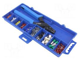 Tools set: designed for terminal crimping | box | 0.5÷16mm2