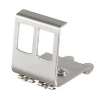DIN-Rail adapteris 2xRJ45 Keystone modulim METĀLS