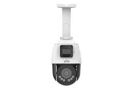 IPC9312LFW-AF28-2X4 ~ UNV IP kamera ar diviem objektīviem un regulējamu kronšteinu 2MP 2.8mm / motorzoom 2.8-12mm (SMART IR + WHITE LED)