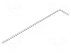 Wrench: hex key | HEX 2.5mm | L: 114.5mm | alloy steel | long