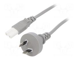 Cable | 2x0.75mm2 | AS/NZS 3112 (I) plug,IEC C7 female | PVC | 1.8m