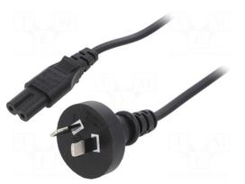 Cable | 2x0.75mm2 | AS/NZS 3112 (I) plug,IEC C7 female | PVC | 1.8m